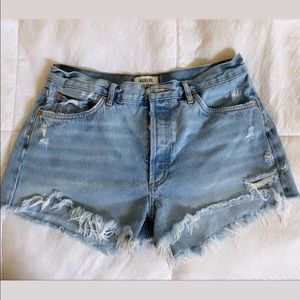 Agolde Parker Denim Jean Shorts